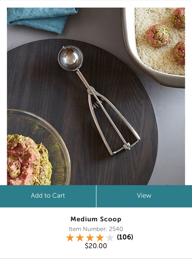 Pampered Chef Cookie Scoop Review